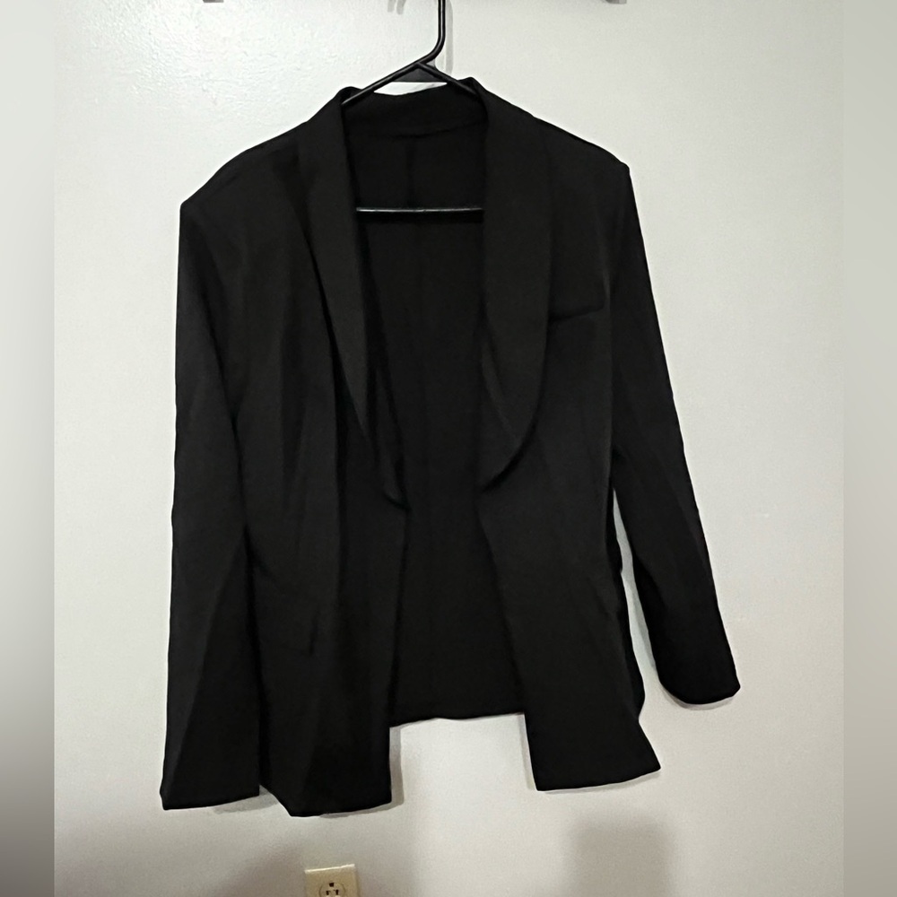 Black Women's Suit Jacket XXL